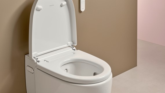 Calefactado del asiento del inodoro bidé Geberit AquaClean Mera Calefactado del asiento del inodoro bidé Geberit AquaClean Mera