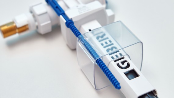 Mecanismo de alimentación serie 383 (© Geberit) Mecanismo de alimentación serie 383 (© Geberit)